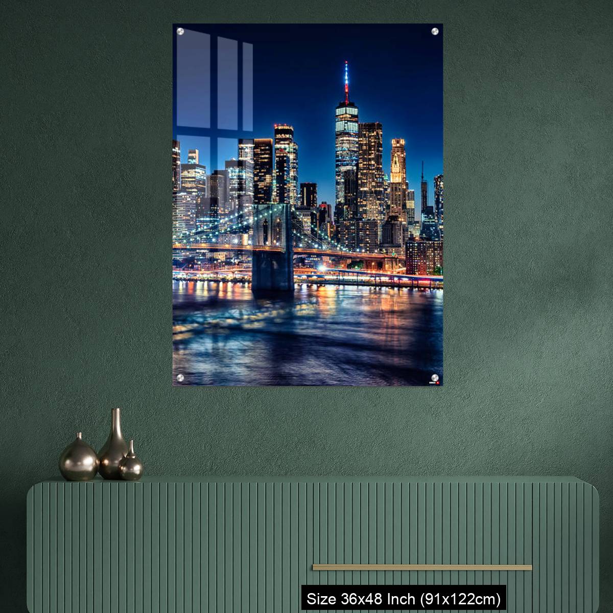 OMGs Acrylic Wall Decor – New York City by night, United States - Image 2