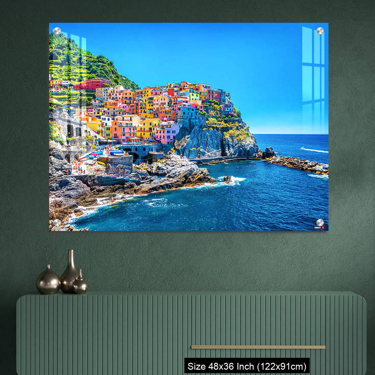 OMGs Acrylic Wall Decor – Beautiful colorful cityscape - Image 2