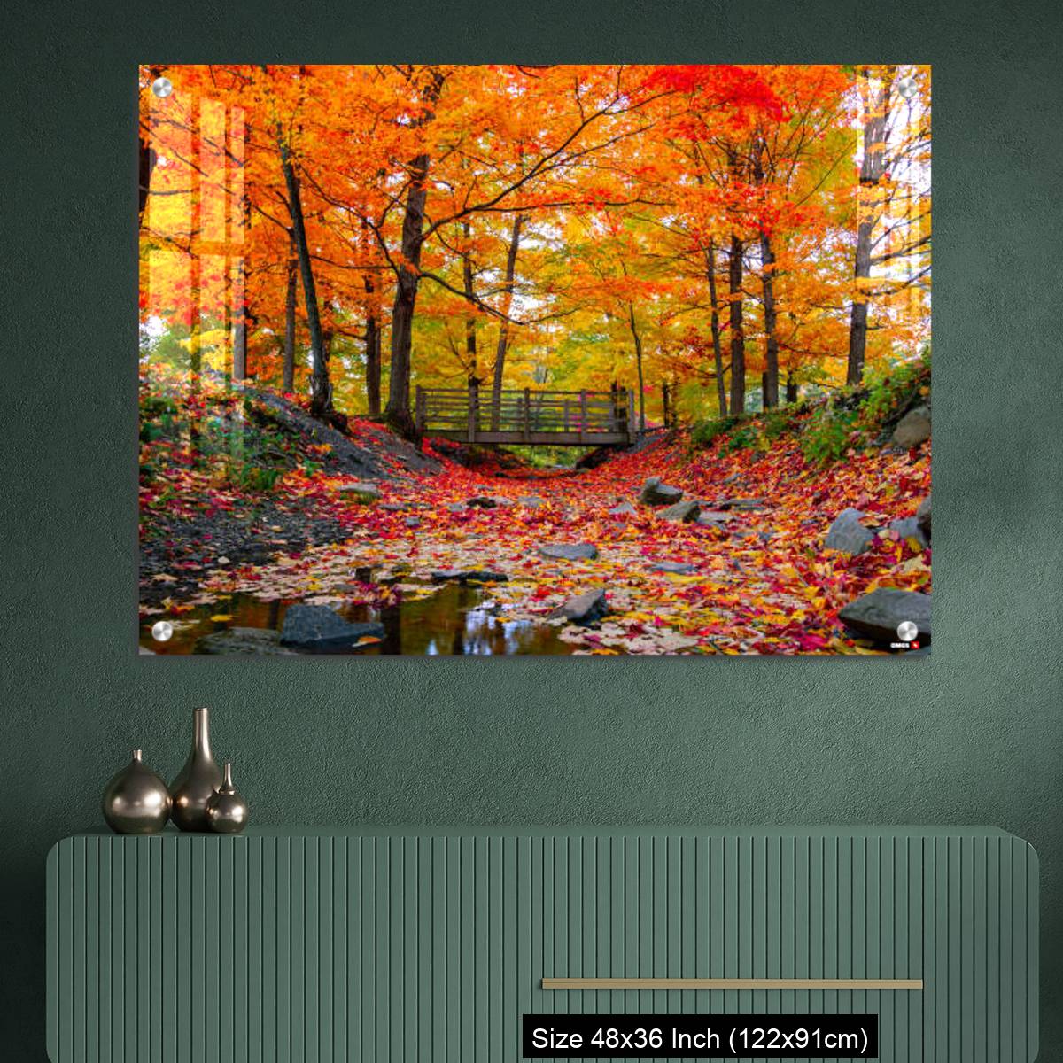 OMGs Acrylic Wall Decor – Beautiful fall foliage in the northeast USA - Image 2