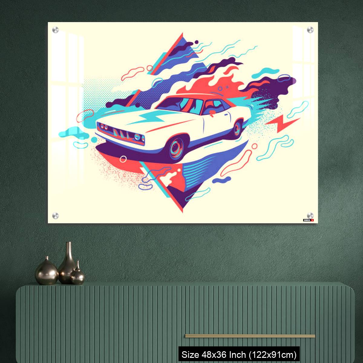 OMGs Acrylic Wall Decor – Colorful abstraction. - Image 2