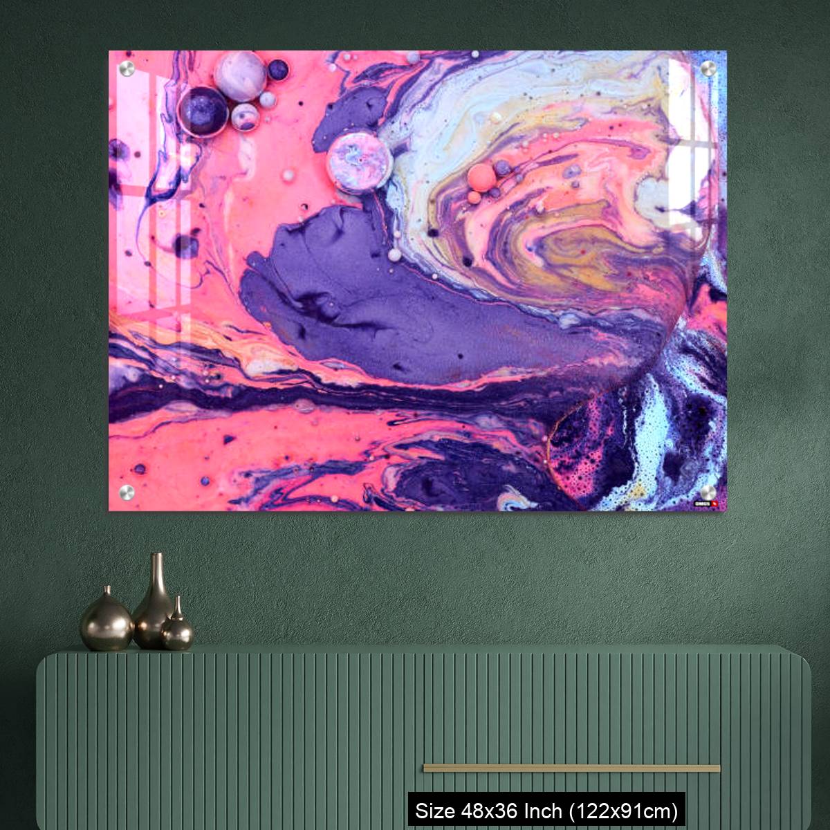 OMGs Acrylic Wall Decor – Colourful acrylic bubbles - Image 2