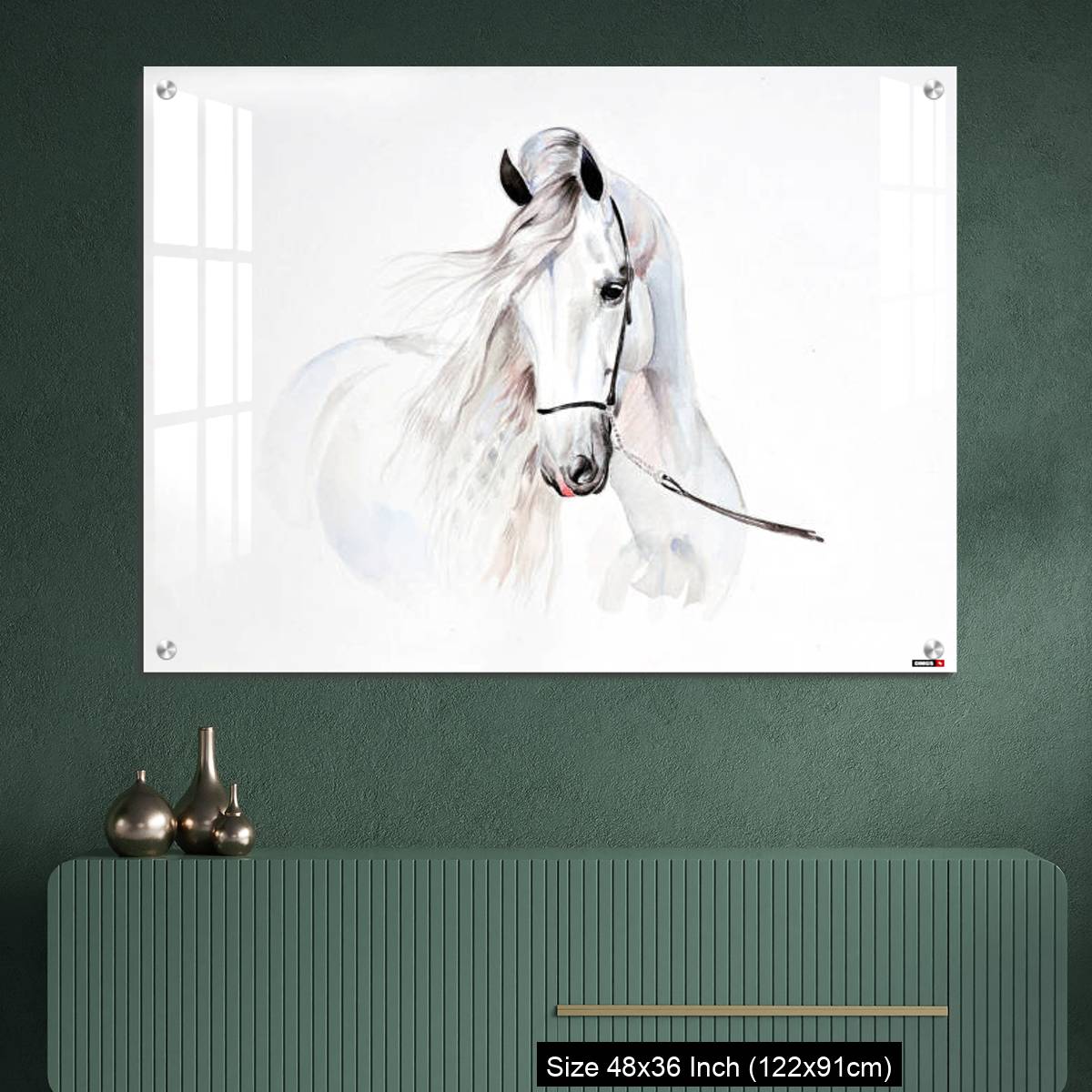 OMGs Acrylic Wall Decor – andalusian watercolor painting - Image 2