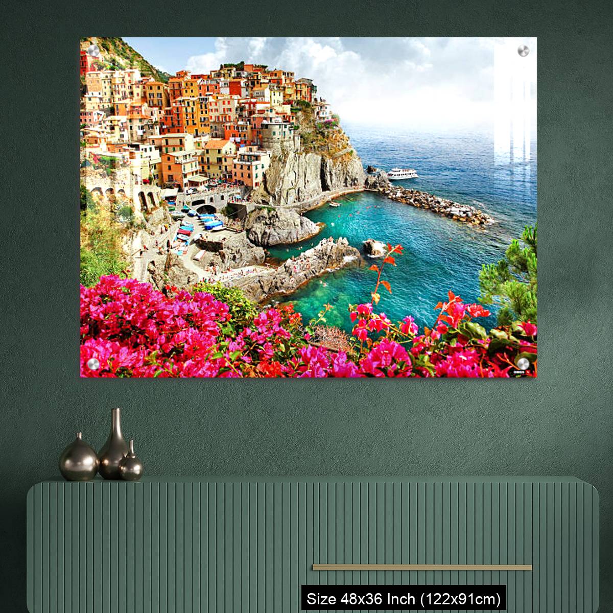 OMGs Acrylic Wall Decor – beautiful places of Italy  - Monarola village (Cinque terre) - Image 2