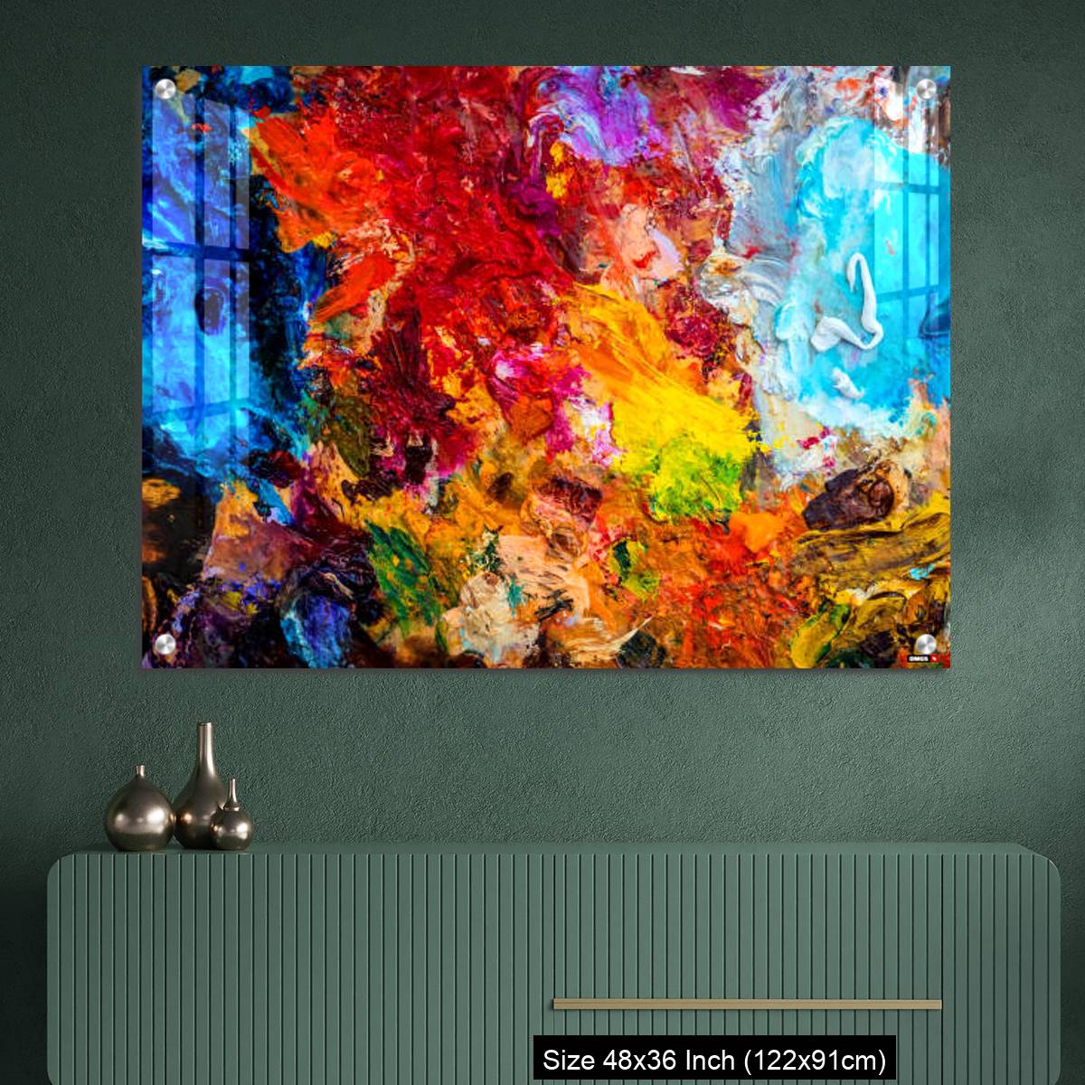 OMGs Acrylic Wall Decor – oil color palette - Image 2
