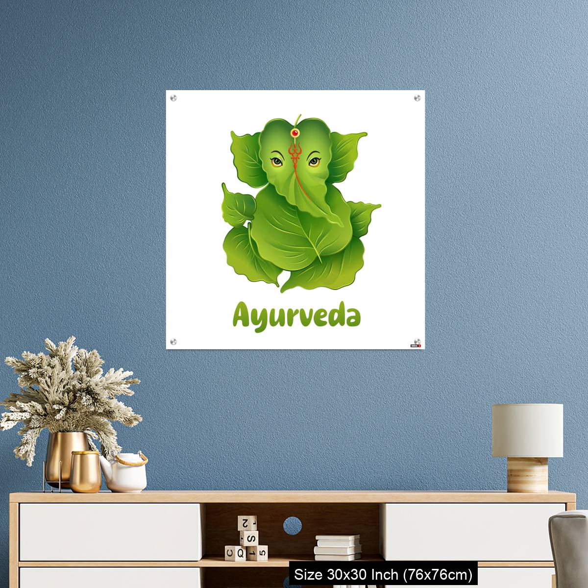 OMGs Acrylic Wall Decor – Lord Ganesha - Image 3