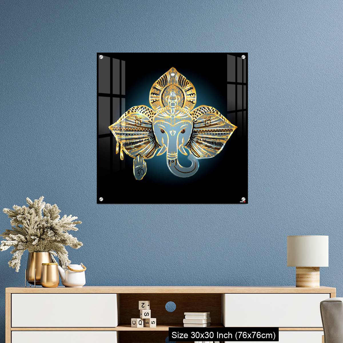 OMGs Acrylic Wall Decor – God Ganesh - Image 3