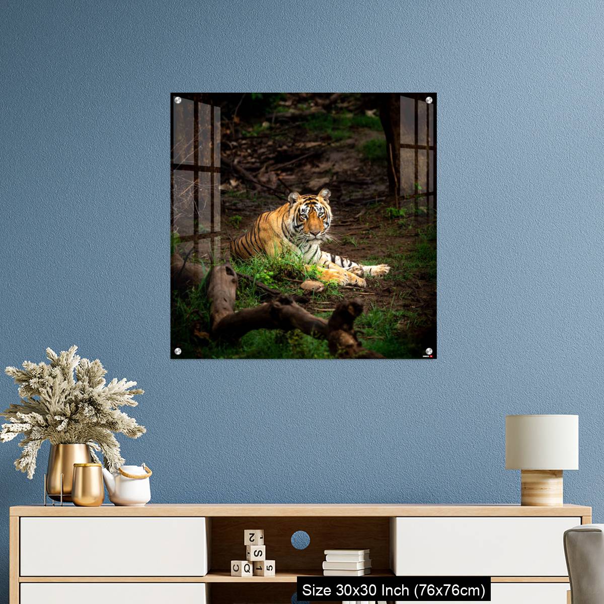 OMGs Acrylic Wall Decor – wild bengal male tiger - Image 3