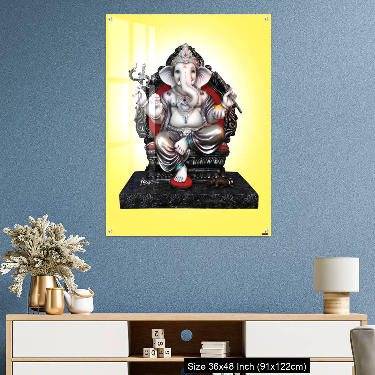 OMGs Acrylic Wall Decor – God Ganesha - Image 3