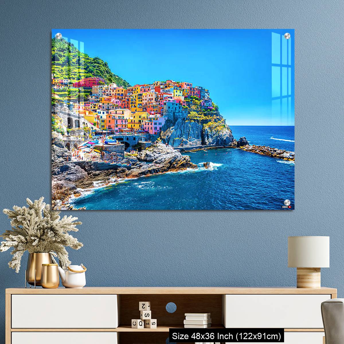 OMGs Acrylic Wall Decor – Beautiful colorful cityscape - Image 3