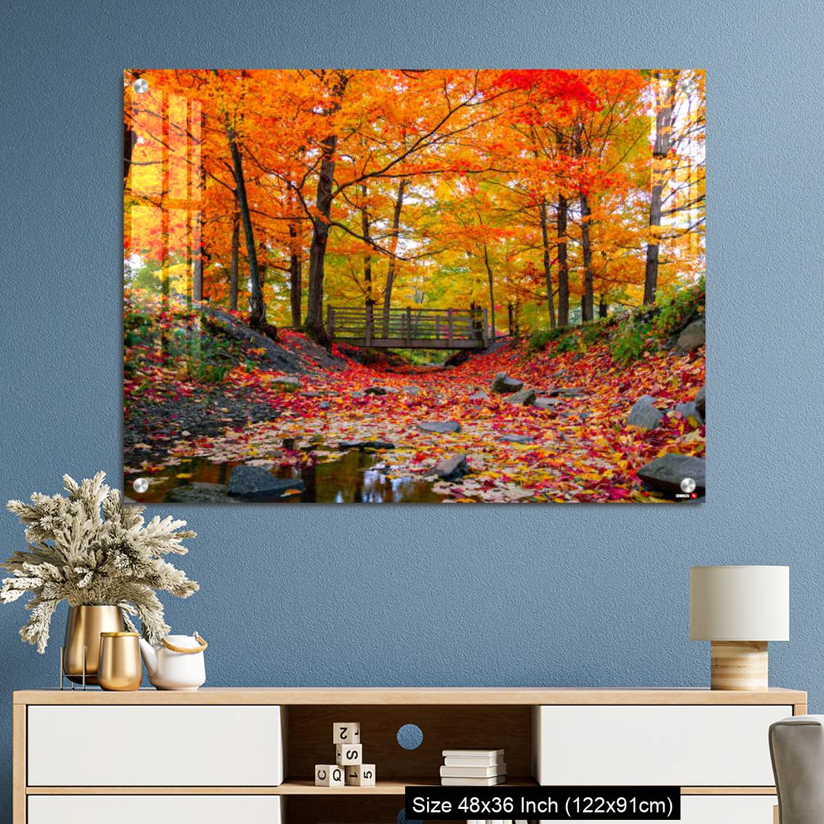 OMGs Acrylic Wall Decor – Beautiful fall foliage in the northeast USA - Image 3