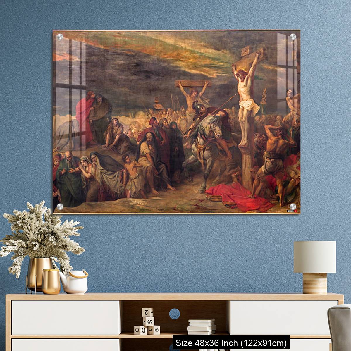 OMGs Acrylic Wall Decor – Brussels - The Crucifixion paint in st. Jacques church - Image 3