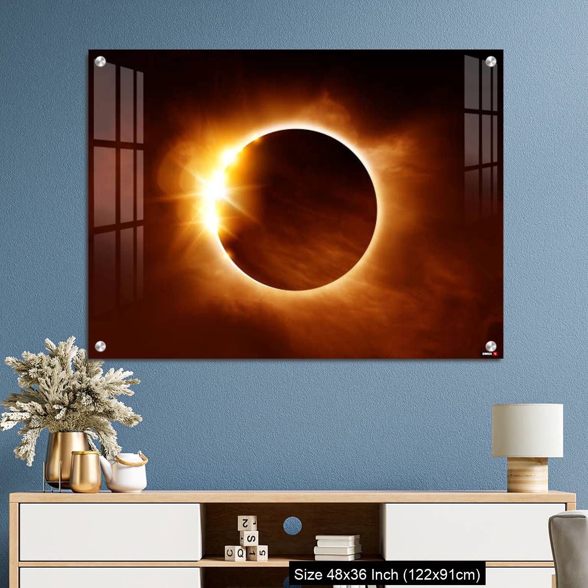 OMGs Acrylic Wall Decor – Close Up Of A Total Solar Eclipse - Image 3