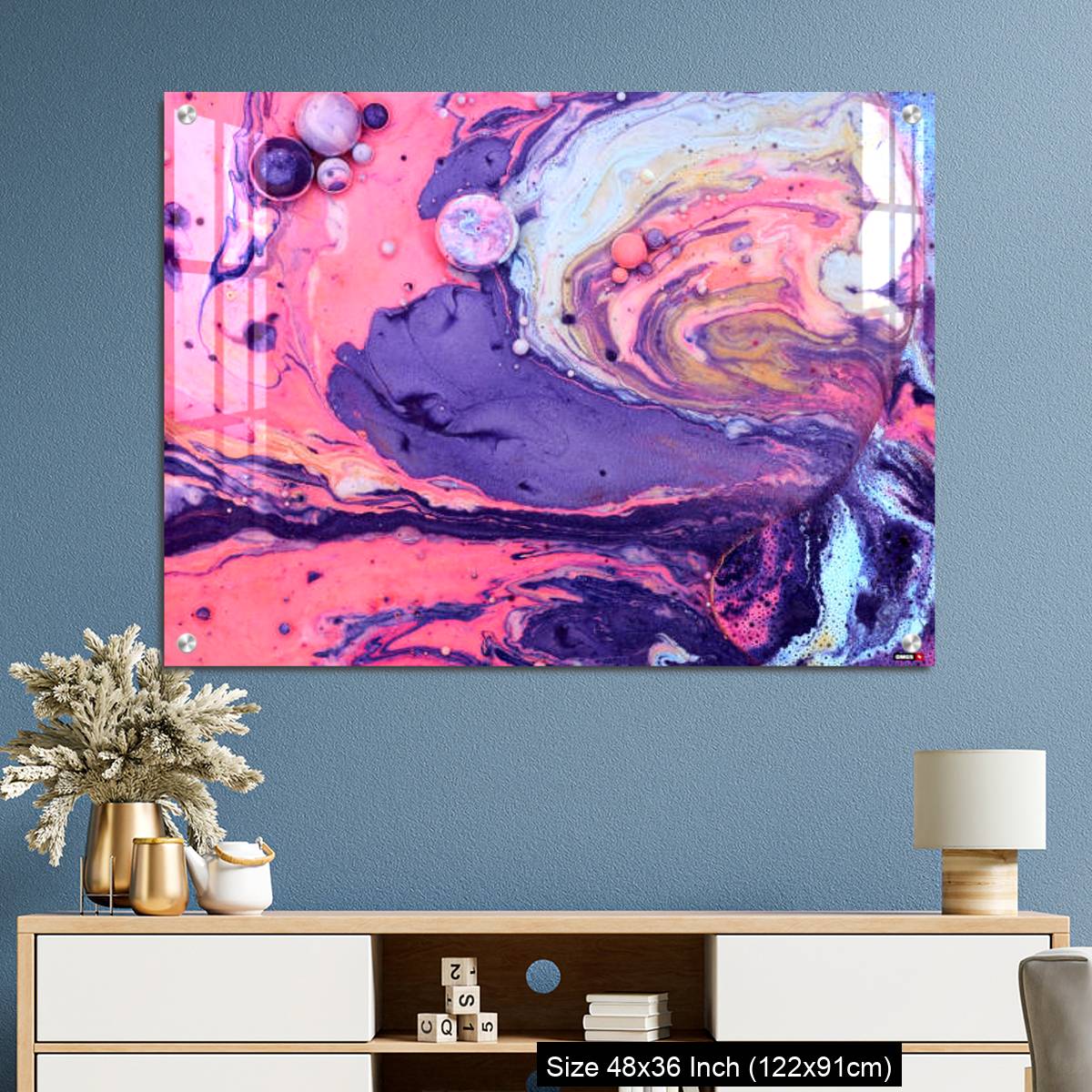 OMGs Acrylic Wall Decor – Colourful acrylic bubbles - Image 3