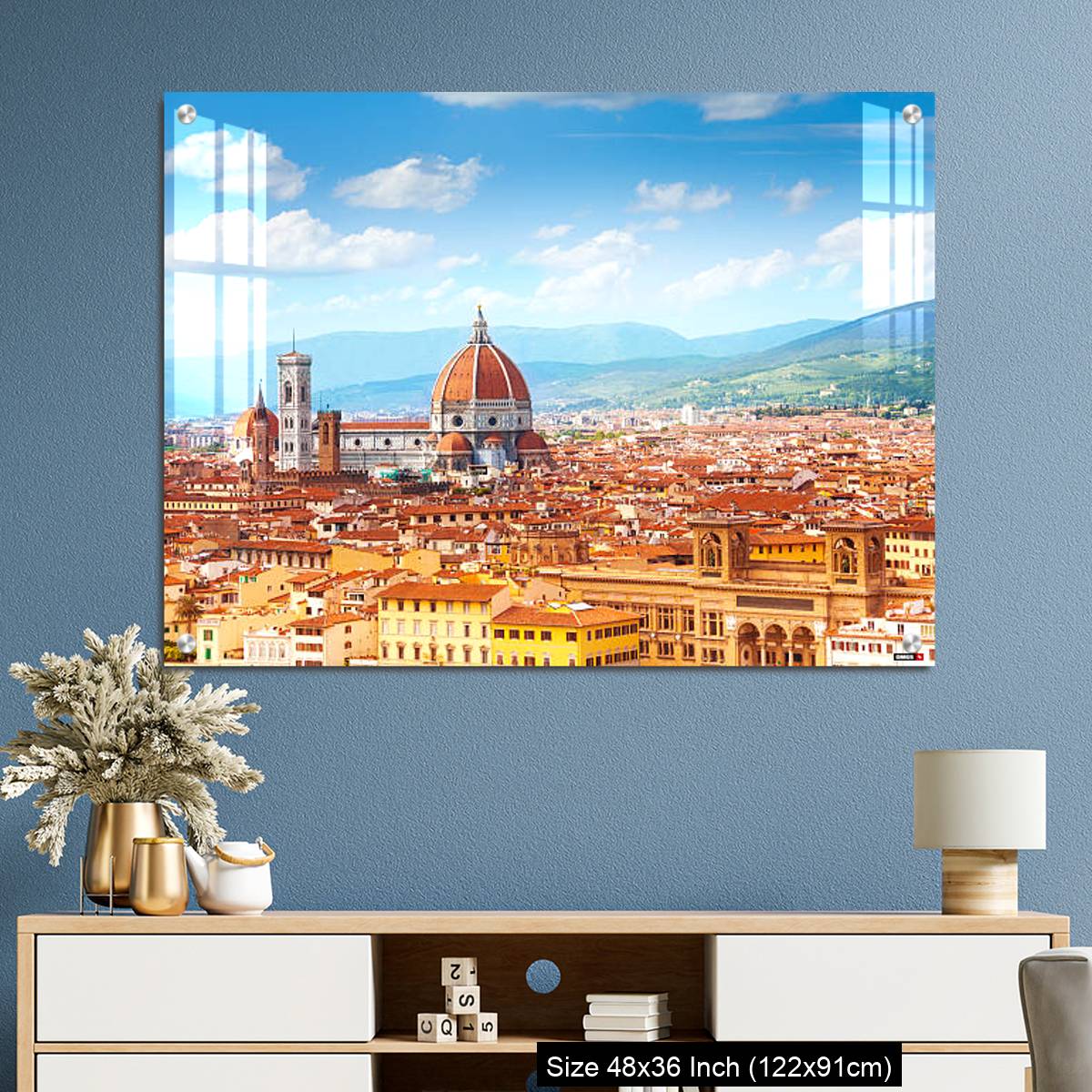 OMGs Acrylic Wall Decor – Panorama of Florence and Saint Mary - Image 3