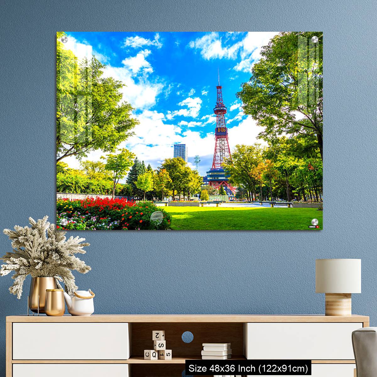 OMGs Acrylic Wall Decor – Sapporo, Japan -  9 September 2016 - Television tower - Image 3
