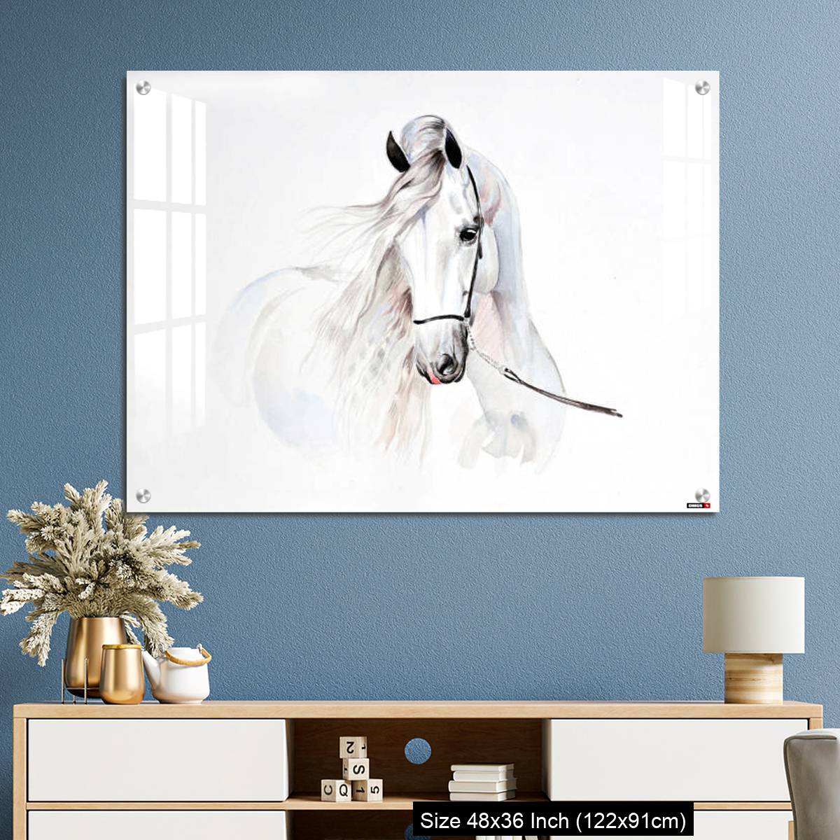 OMGs Acrylic Wall Decor – andalusian watercolor painting - Image 3