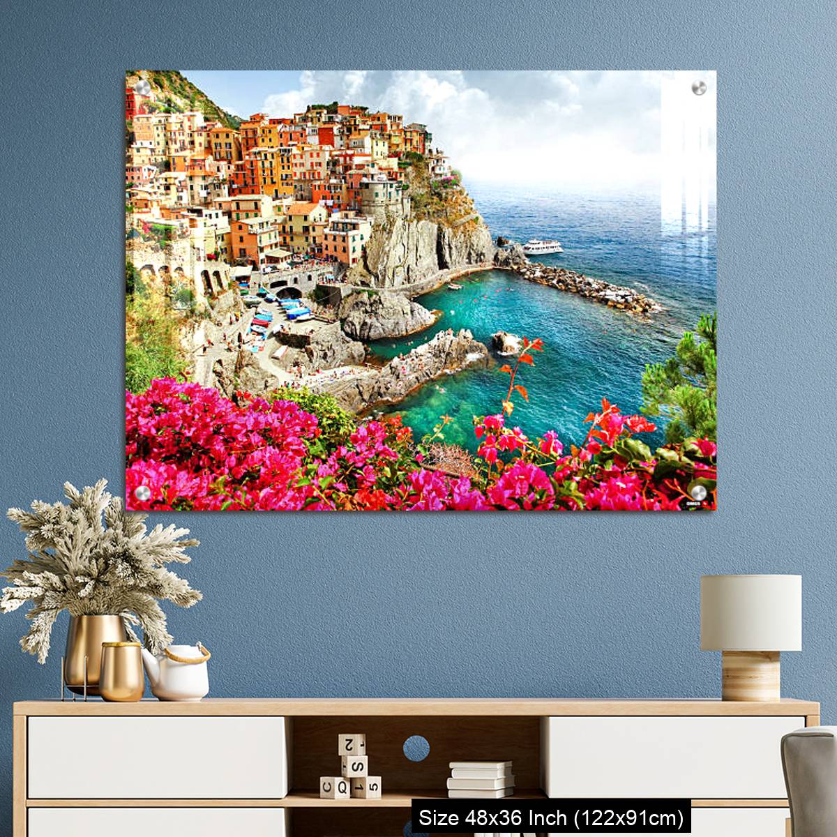 OMGs Acrylic Wall Decor – beautiful places of Italy  - Monarola village (Cinque terre) - Image 3