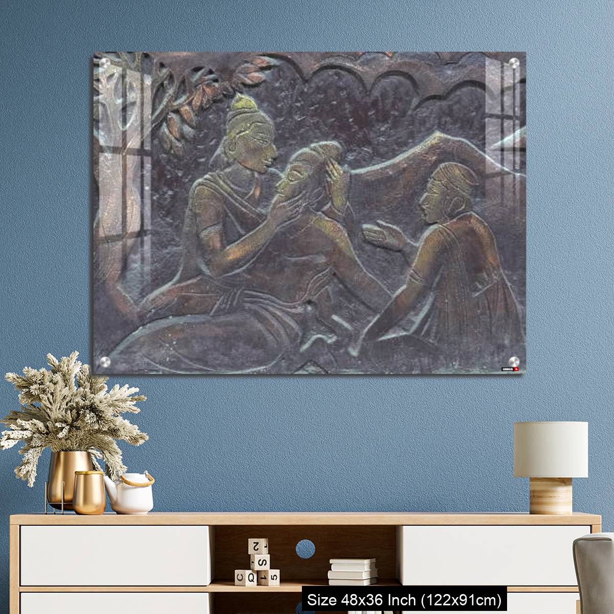 OMGs Acrylic Wall Decor – God ram temple of varansi - Image 3