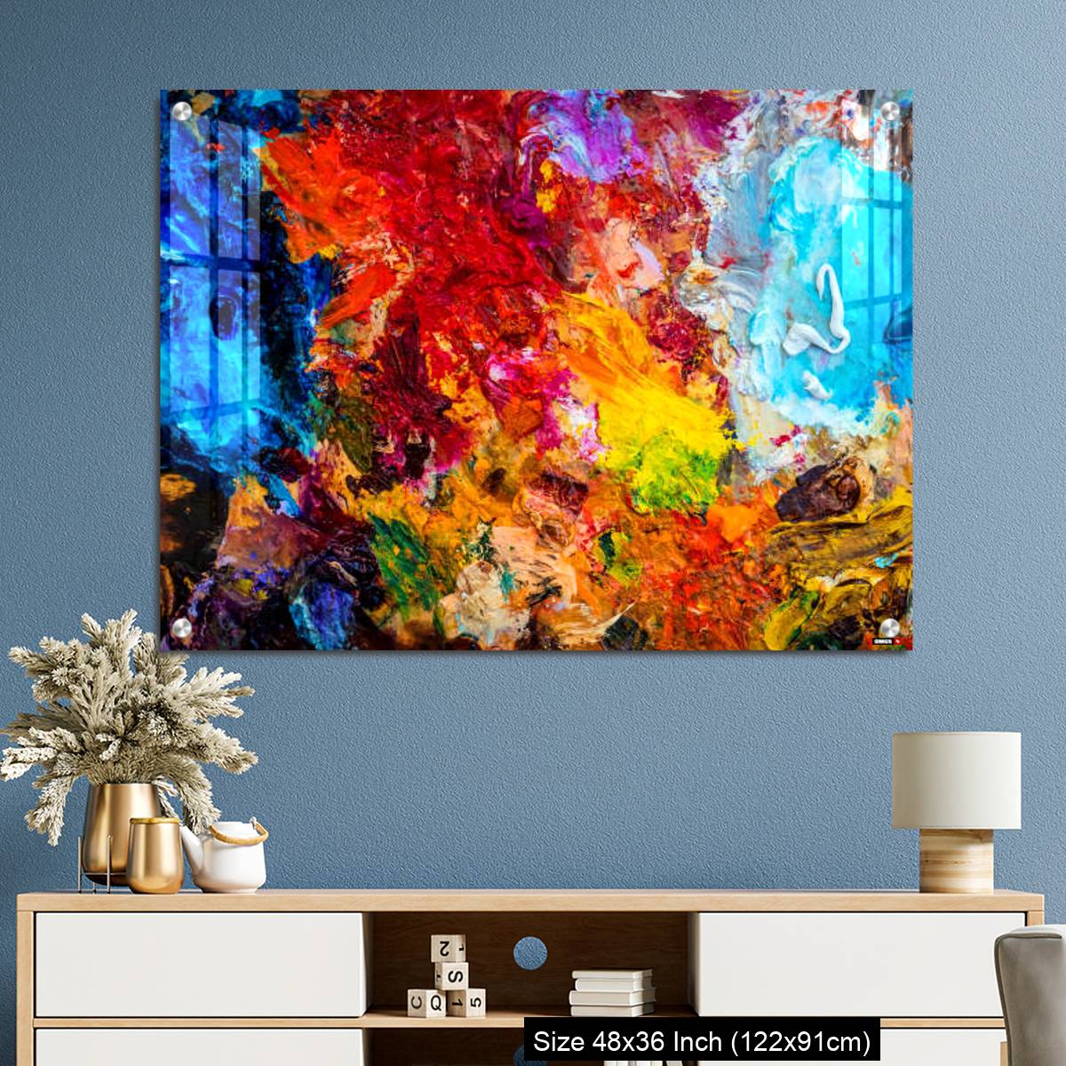 OMGs Acrylic Wall Decor – oil color palette - Image 3
