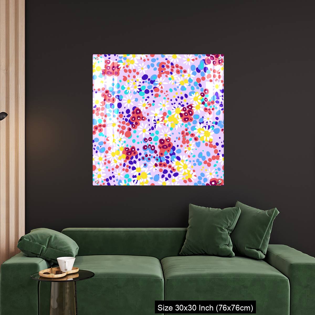 OMGs Acrylic Wall Decor – Bright nature summer floral background - Image 4