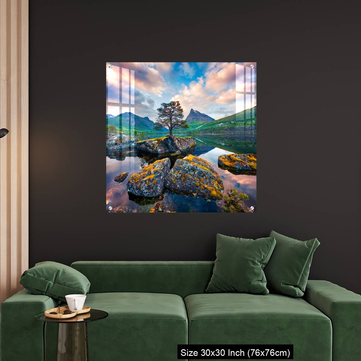 OMGs Acrylic Wall Decor – Fantastic summer sunrise on the Innerdalsvatna lake - Image 4