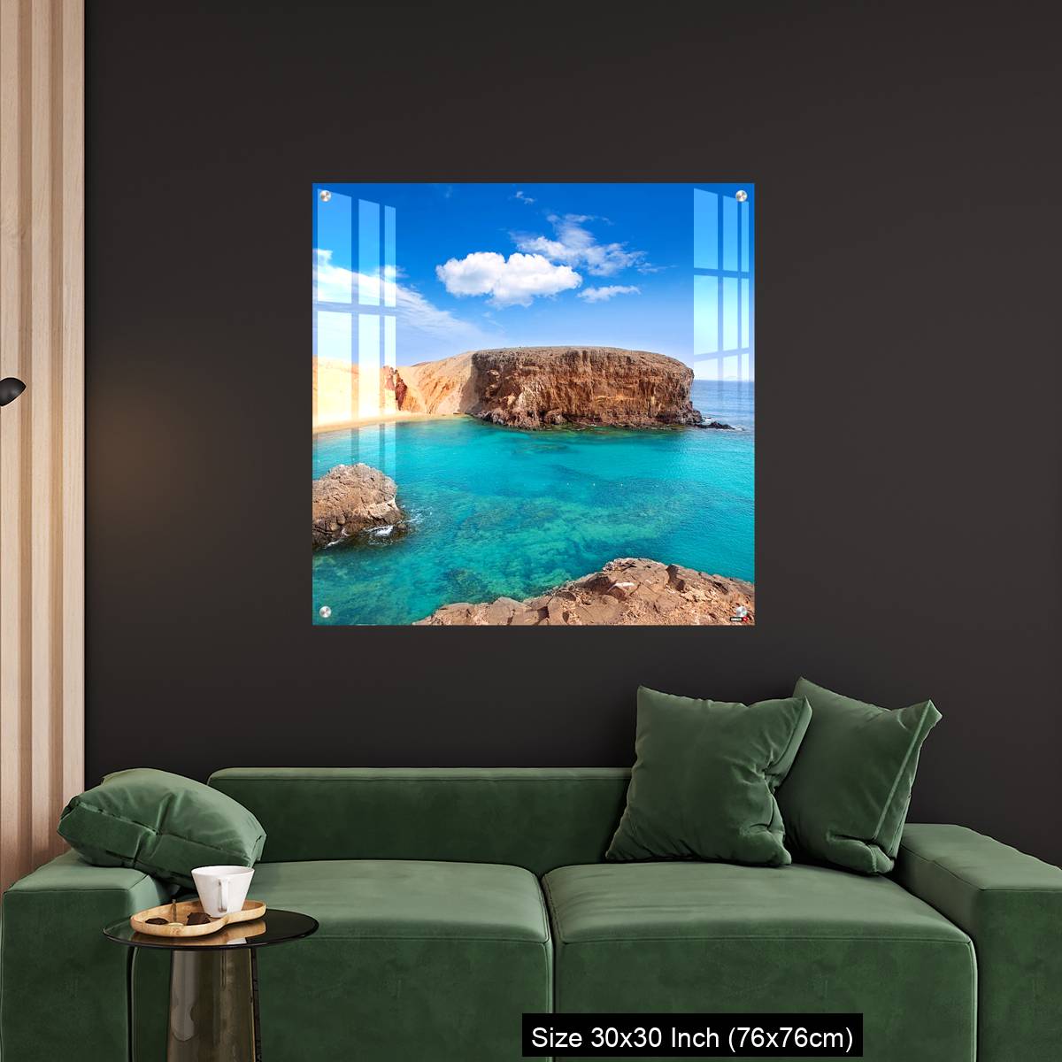 OMGs Acrylic Wall Decor – Lanzarote El Papagayo Playa Beach in Canaries - Image 4