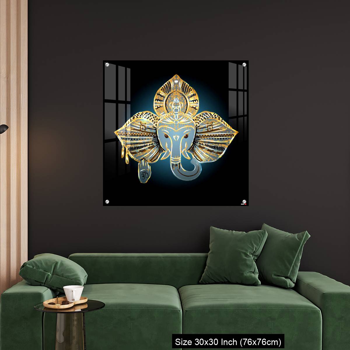 OMGs Acrylic Wall Decor – God Ganesh - Image 4