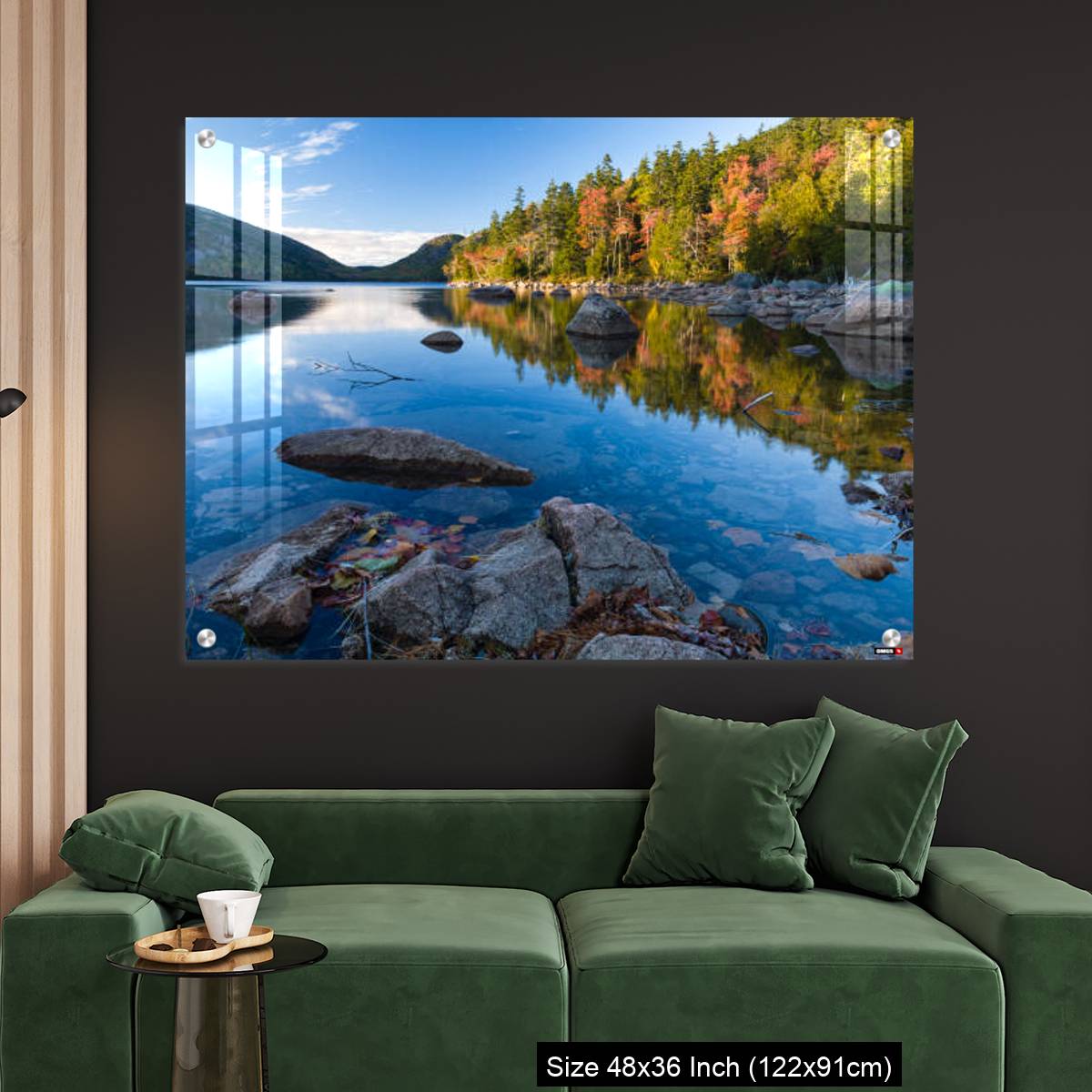 OMGs Acrylic Wall Decor – Autumn, Jordan Pond, Acadia National Park - Image 4