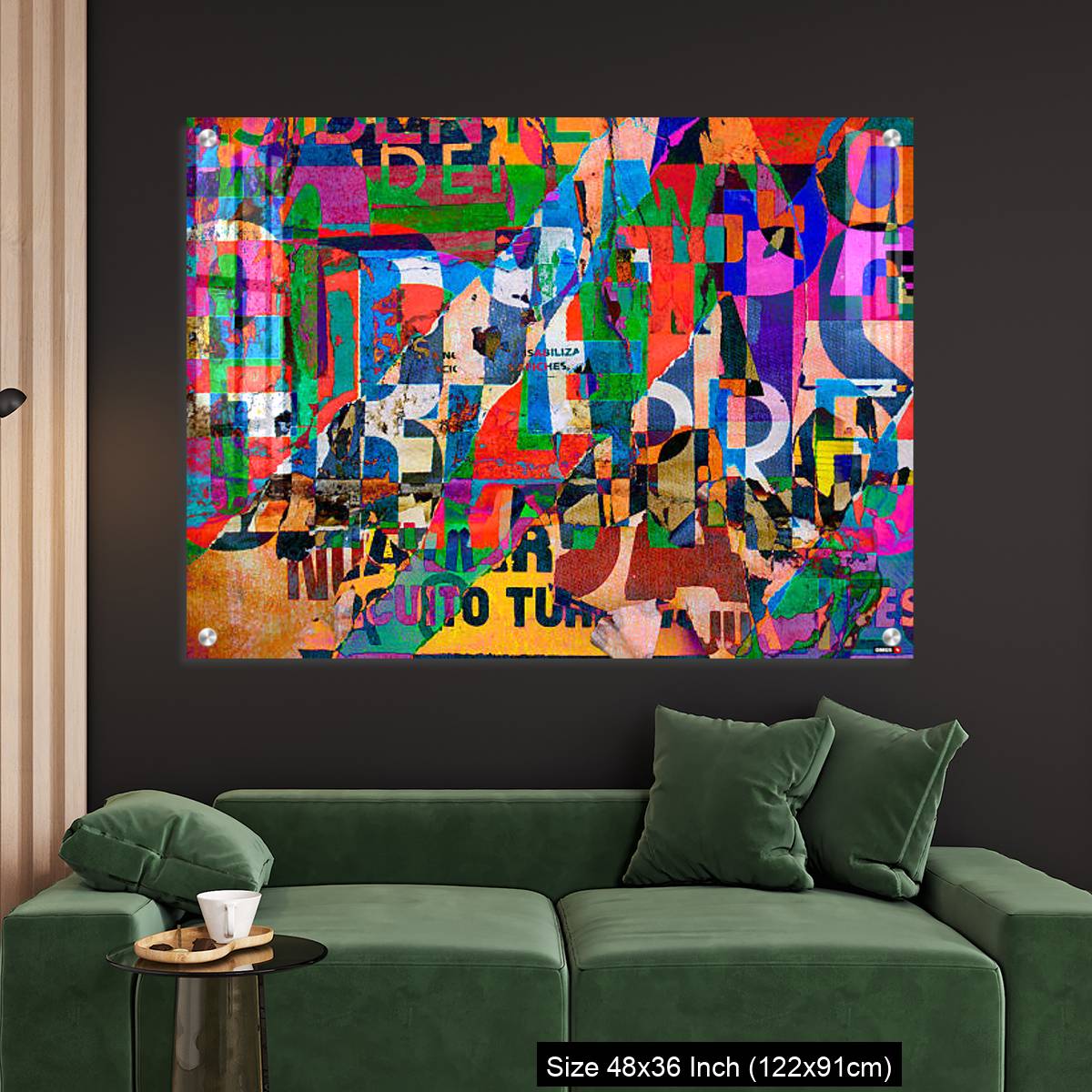 OMGs Acrylic Wall Decor – Background digital collage or typography design wallpaper texture - Image 4