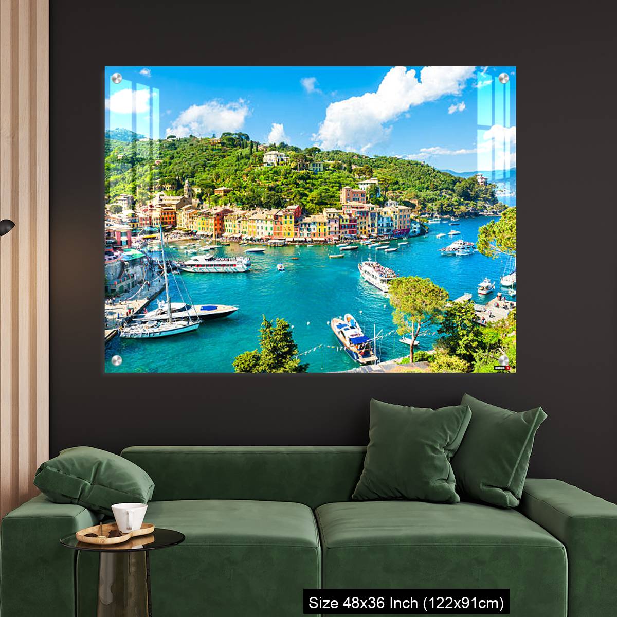 OMGs Acrylic Wall Decor – Beautiful view of Portofino, Liguria, Italy - Image 4