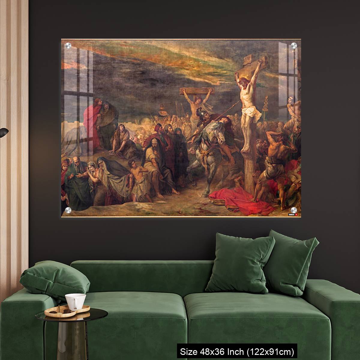 OMGs Acrylic Wall Decor – Brussels - The Crucifixion paint in st. Jacques church - Image 4