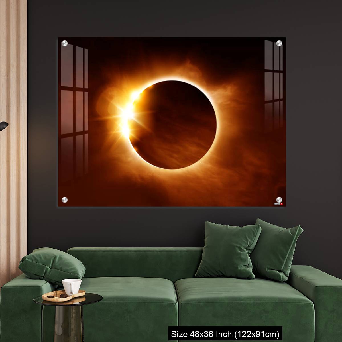 OMGs Acrylic Wall Decor – Close Up Of A Total Solar Eclipse - Image 4