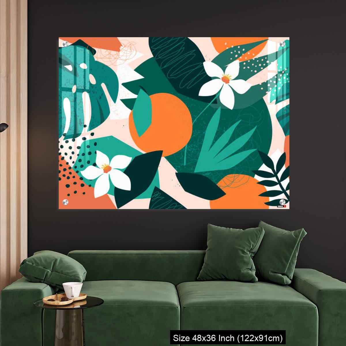 OMGs Acrylic Wall Decor – Collage contemporary floral seamless pattern - Image 4