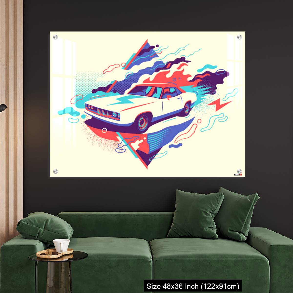 OMGs Acrylic Wall Decor – Colorful abstraction. - Image 4