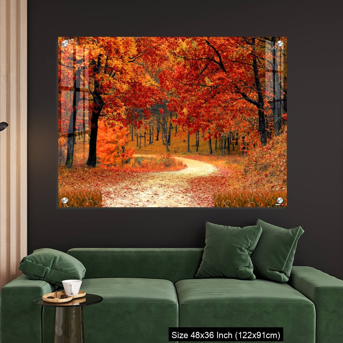 OMGs Acrylic Wall Decor – England-Foggy path in the autumn park - Image 4