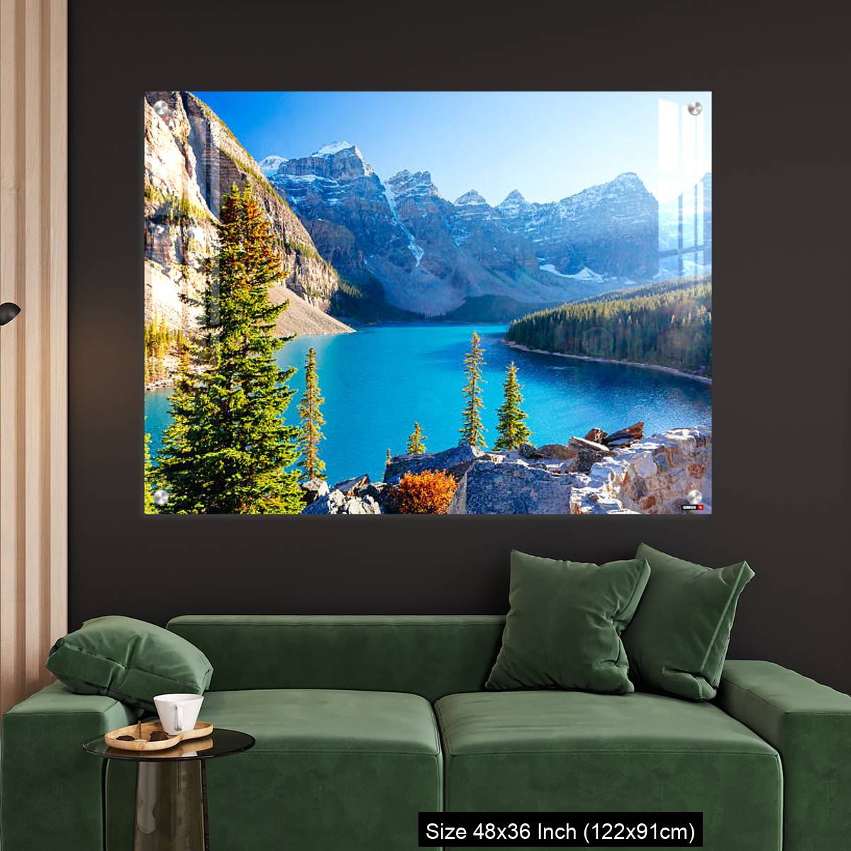 OMGs Acrylic Wall Decor – Moraine Lake, Lake Louise, Banff National Park, Alberta, Canada - Image 4