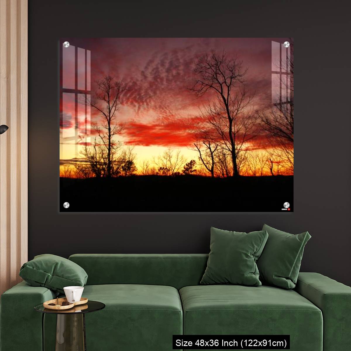 OMGs Acrylic Wall Decor – Sunset near Daniel boone national forest - Image 4