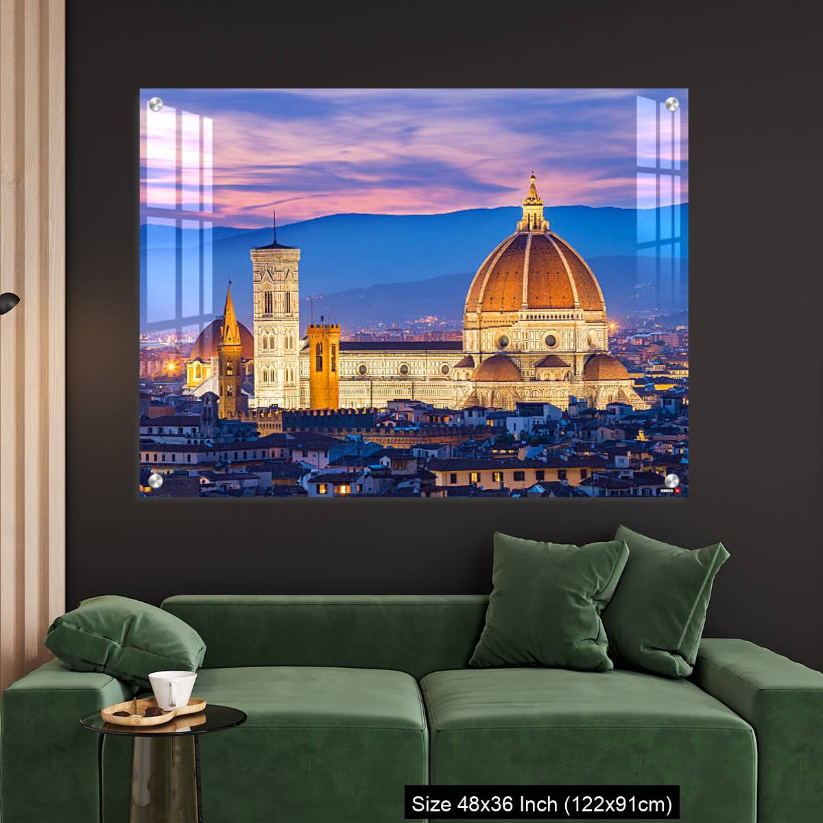 OMGs Acrylic Wall Decor – The twilight of Florence in Tuscany, Italy - Image 4