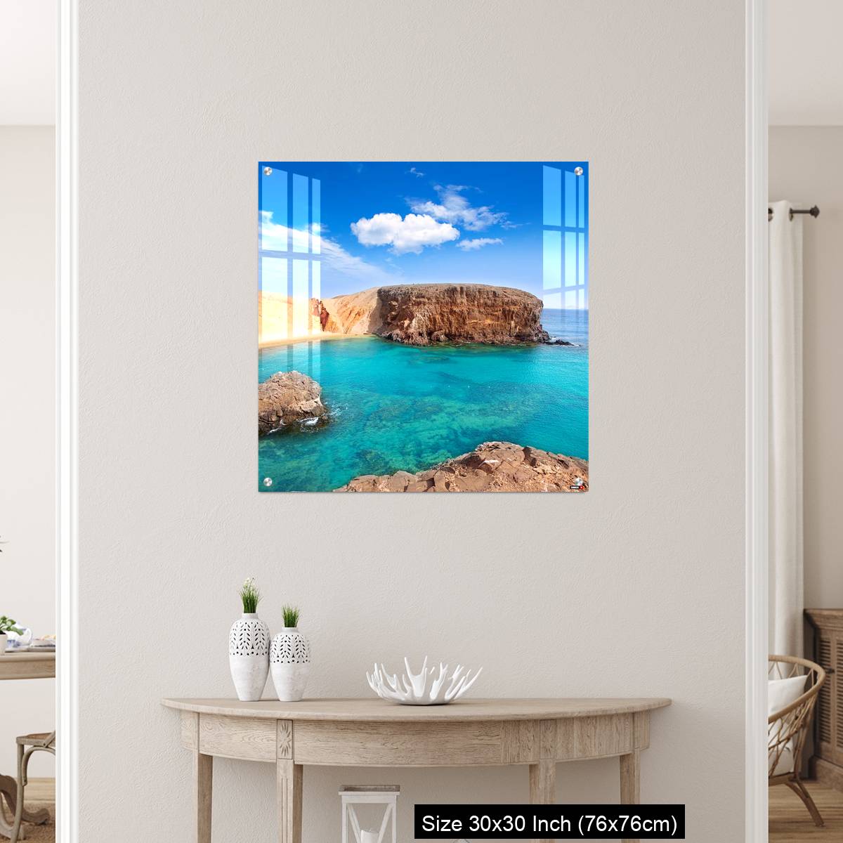 OMGs Acrylic Wall Decor – Lanzarote El Papagayo Playa Beach in Canaries - Image 5