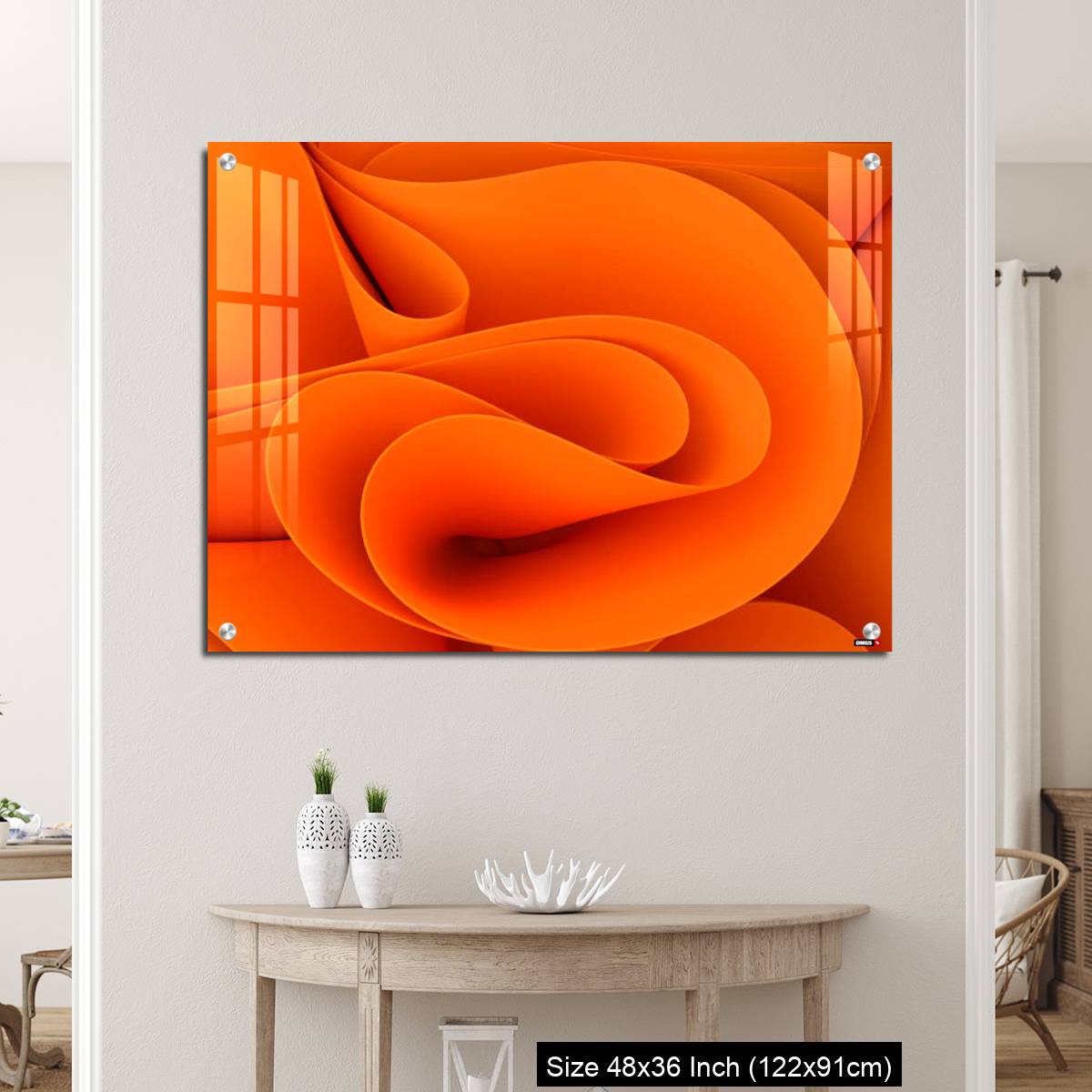 OMGs Acrylic Wall Decor – Wavy swirly fabric. - Image 5