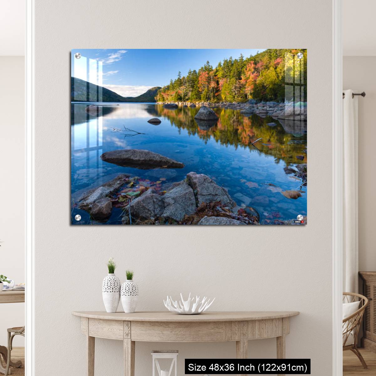 OMGs Acrylic Wall Decor – Autumn, Jordan Pond, Acadia National Park - Image 5