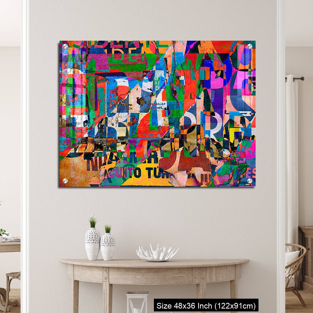 OMGs Acrylic Wall Decor – Background digital collage or typography design wallpaper texture - Image 5