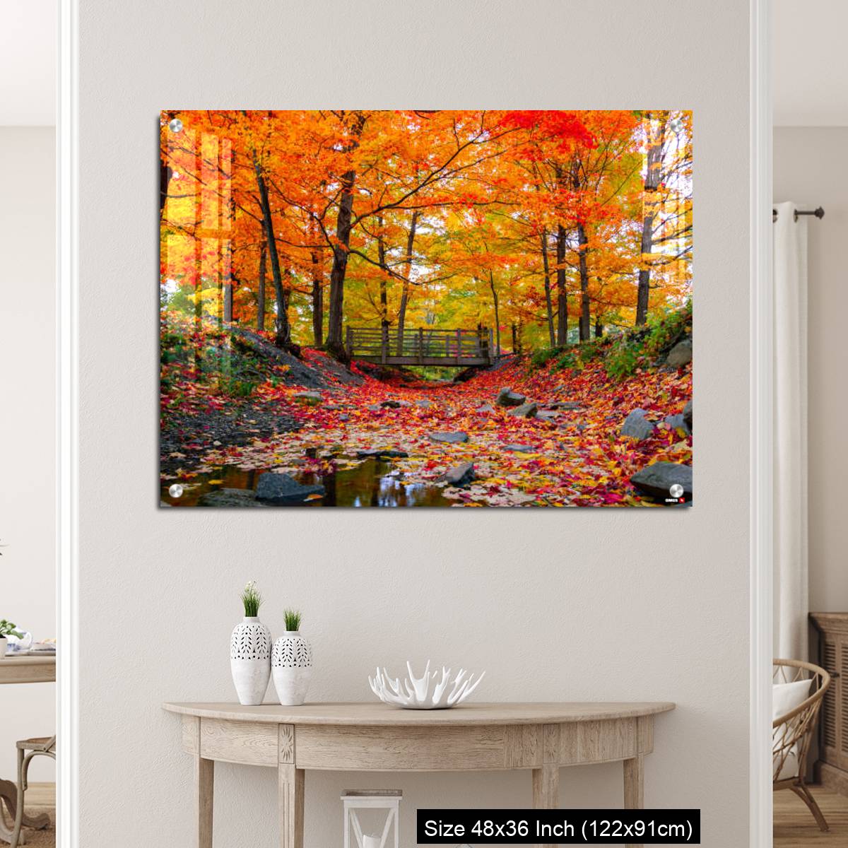 OMGs Acrylic Wall Decor – Beautiful fall foliage in the northeast USA - Image 5