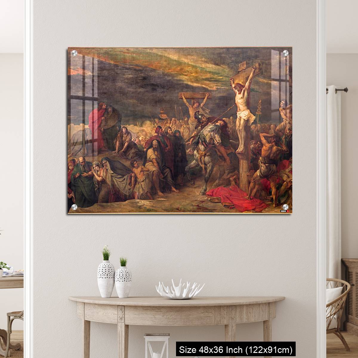 OMGs Acrylic Wall Decor – Brussels - The Crucifixion paint in st. Jacques church - Image 5
