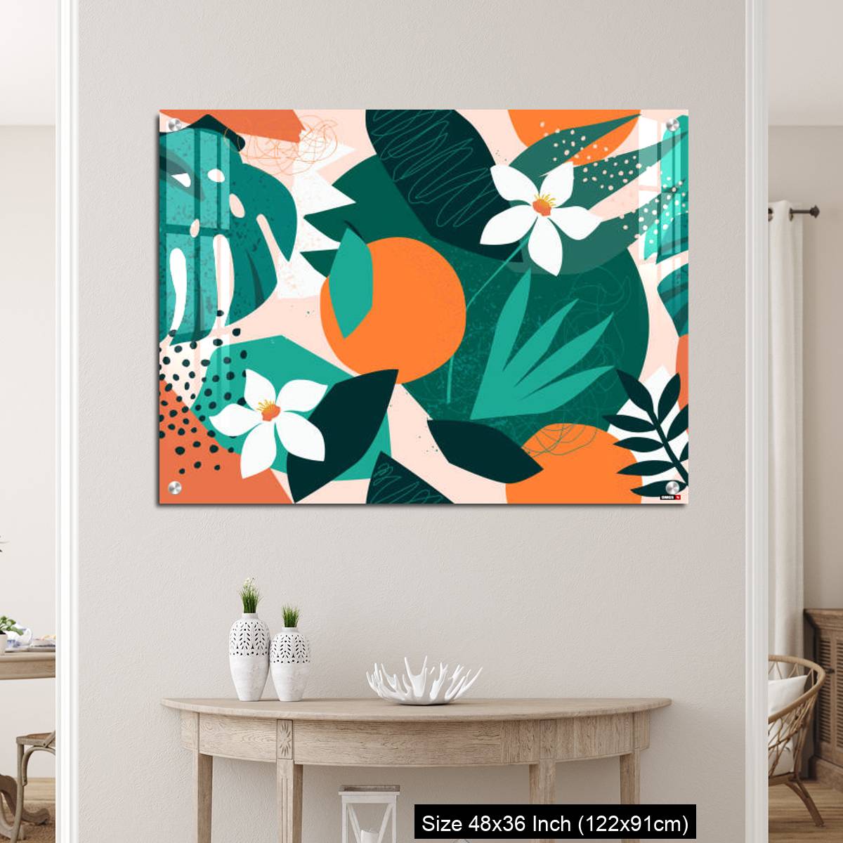 OMGs Acrylic Wall Decor – Collage contemporary floral seamless pattern - Image 5