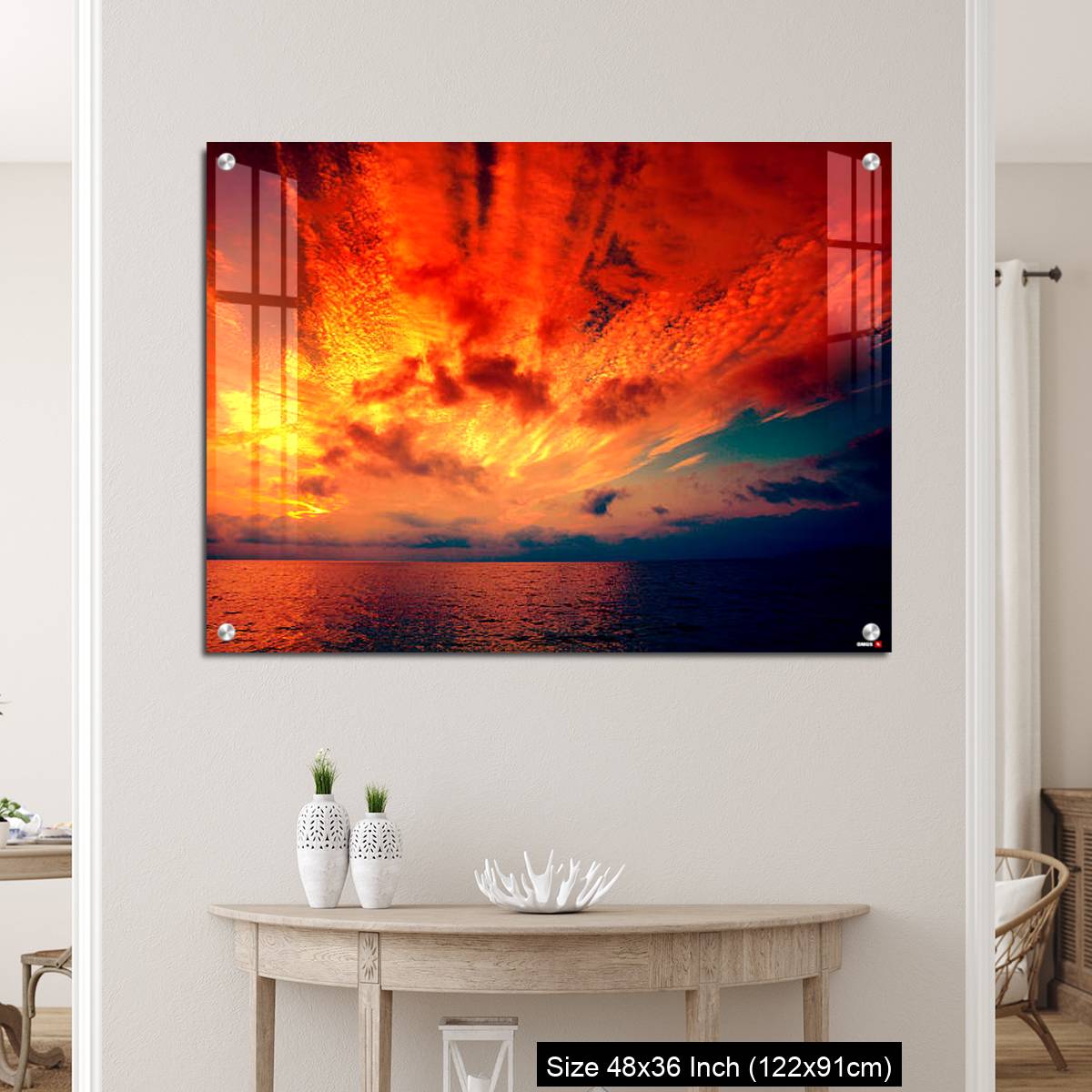 OMGs Acrylic Wall Decor – Early morning, burned sunrise over sea - Image 5