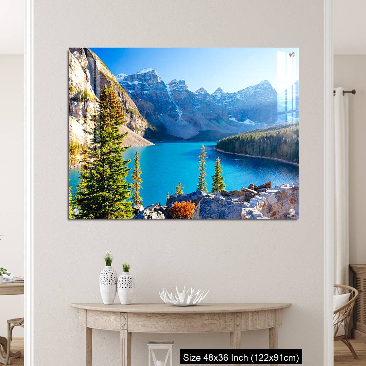 OMGs Acrylic Wall Decor – Moraine Lake, Lake Louise, Banff National Park, Alberta, Canada - Image 5