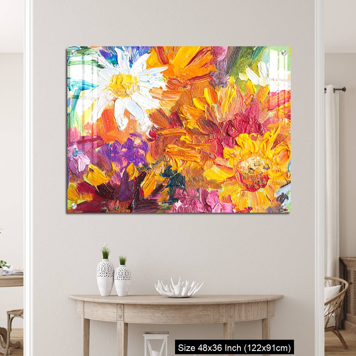 OMGs Acrylic Wall Decor – Oil painting, closeup fragment - Image 5