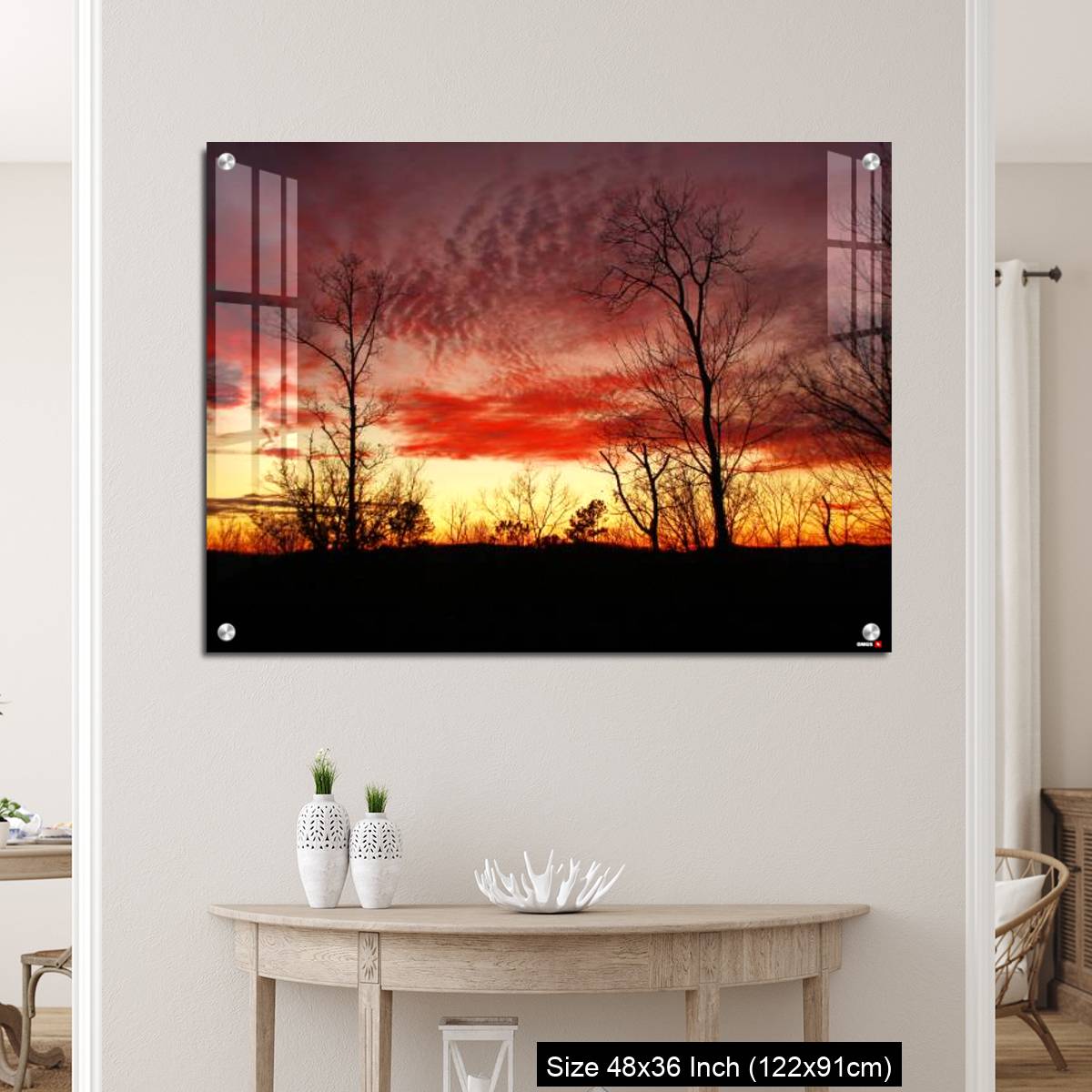 OMGs Acrylic Wall Decor – Sunset near Daniel boone national forest - Image 5