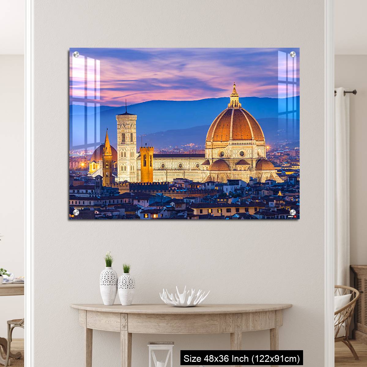 OMGs Acrylic Wall Decor – The twilight of Florence in Tuscany, Italy - Image 5
